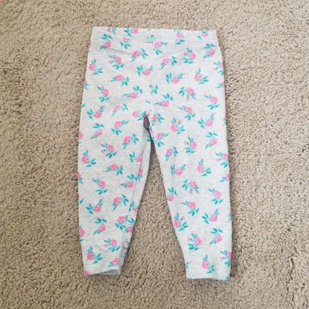 Infant floral leggings
